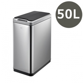 Корзина для мусора сенсорная EKO Phantom 50л. матовая сталь