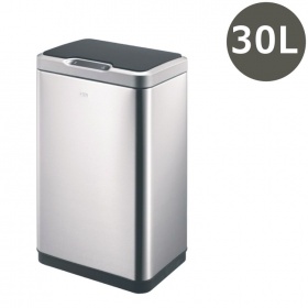 Корзина для мусора сенсорная EKO CUBE 30л. матовая сталь