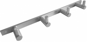 Планка на 4 крючка К-6105 - Matt Steel